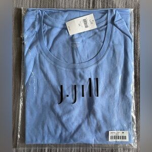 Brand new in package J. Jill 100% pima cotton short-sleeve tee top blue jay 3X